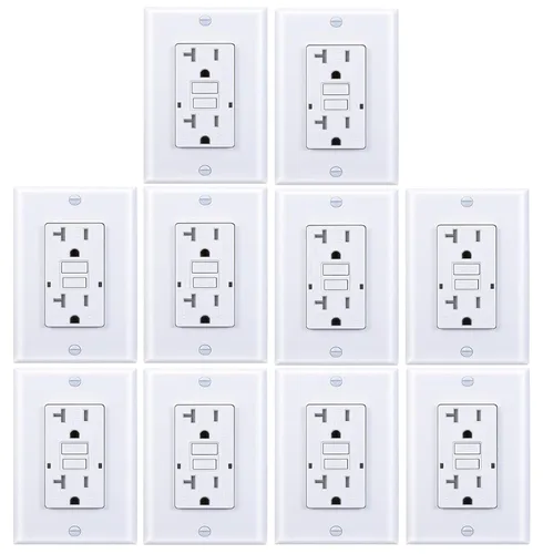 Miniatura 8 de 3GRACE - Toma GFCI de 20 amperios, resistente a manipulaciones, receptáculo resistente a la intemperie para uso en interiores o exteriores