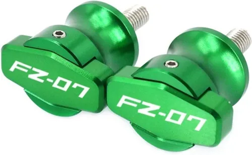 Miniatura 13 de Soportes de marco CNC para motocicleta, tornillos de 0.236 in, deslizadores de basculante, carretes deslizantes para Yamaha FZ-07 FZ07 FZ 07 MT-07