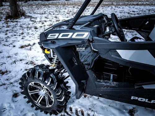 Miniatura 3 de SuperATV Guardabarros guardabarros para Polaris RZR 900 / S 900 2015-2020 (ver ajuste) Solo delantero Durabilidad extrema Protege contra