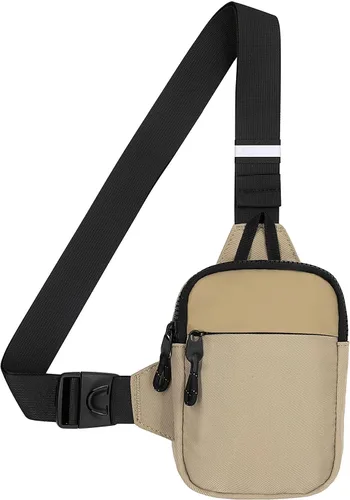 Long Keeper Mini bolso bandolera Bolso cruzado pequeño impermeable para hombre y mujer, bolso casual para teléfono para viajes, senderismo