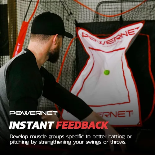 Miniatura 6 de PowerNet Pelotas de béisbol con peso para entrenamiento de bateo, equipo de entrenamiento de béisbol para lanzar y batear, desarrollar músculo
