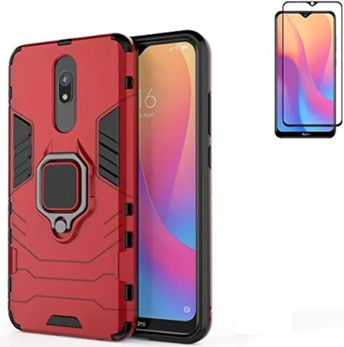 Funda híbrida resistente a prueba de golpes para Xiaomi Redmi 8 8A, protección de doble capa de protección para Redmi 8, protector de pantalla de