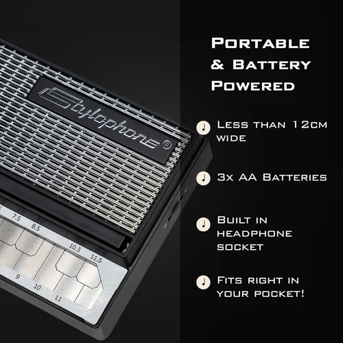 Miniatura 3 de Stylophone El sintetizador electrónico de bolsillo original Instrumento musical sintetizador Teclado sintetizador Instrumento sintetizador