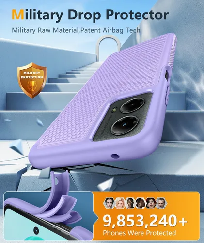 Miniatura 587 de FNTCASE Funda para iPhone 17 Pro: Fundas delgadas translúcidas de color azul claro compatibles con MagSafe, protección completa de la cámara