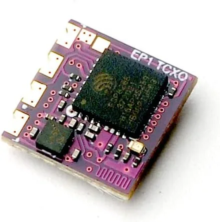 Miniatura 2 de Happymodel 0.01 oz 2.4G ExpressLRS ELRS EP1 TCXO Receptor de baja latencia de largo alcance para micro fibra de carbono FPV Racing Quadcopter Quad