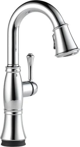 Miniatura 10 de Delta Cassidy Lumicoat Arctic Stainless 9997-AR-PR-DST - Grifo de barra de níquel cepillado con rociador extraíble, moderno grifo de fregadero