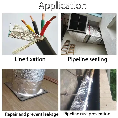 Miniatura 5 de WELSTIK Cinta de papel de aluminio de grado profesional de 3.9 mil de grosor para HVAC, sellado y parcheo de conductos de aire caliente y frío