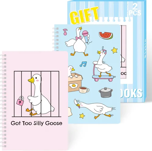 Miniatura 31 de B1ykin Cuadernos en espiral A5, 2 unidades, 50 hojas, 100 páginas, encuadernados con alambre, regalo de agradecimiento al profesor, cuaderno