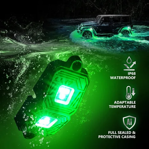Miniatura 3 de OPT7 Photon RGB LED luces magnéticas con aplicación Bluetooth y control remoto, marco de aluminio de 4 vainas, kit de bajo brillo de gran angular