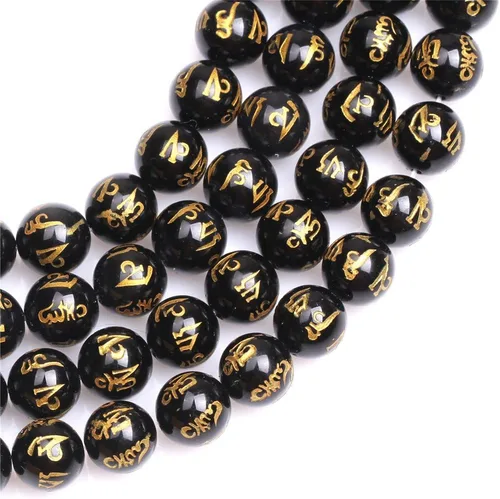 Miniatura 2 de Cuentas sueltas, gemas de ágata redondas facetadas naturales para realizar joyería a mano en grandes cantidades, bricolaje. Una tira: 15 pulgadas