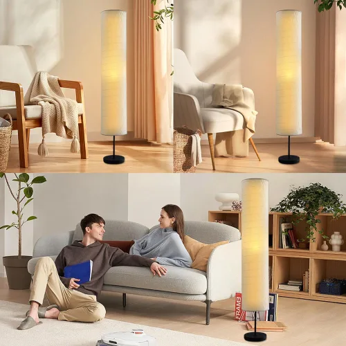 Miniatura 7 de Lámpara de pie de papel, lámpara de pie, lámpara de pie de papel, decoración de habitación, farol de luz para dormitorio, tocador, sala de estar