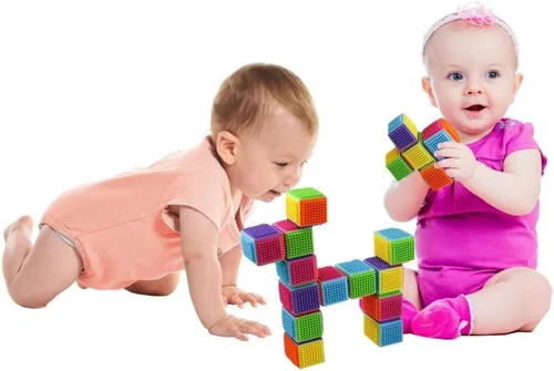 Miniatura 5 de Dimple DC5190 - Juego de 360 piezas de juguetes apilables interconectados para niños y niñas, hace 60 bloques, diversión educativa, ideal para niños