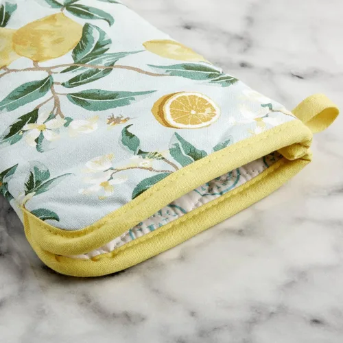 Miniatura 3 de Martha Stewart Lemon Whimsy - Manoplas para horno (2 unidades), color amarillo, 7 x 13 pulgadas