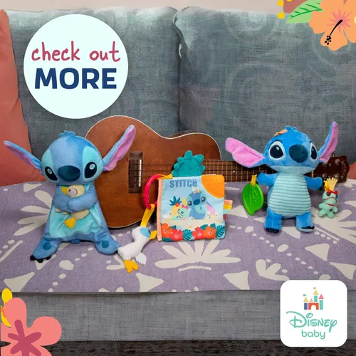 Miniatura 5 de Manta de acurrucarse de Lilo y Stitch de Disney, de Kids Preferred, Azul