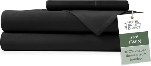 Miniatura 53 de Hotel Sheets Direct Juego de Sábanas de Cama de 4 Piezas, Tamaño California King, 100% Viscosa Derivada de Bambú, Juego de Sábanas con 2 Fundas