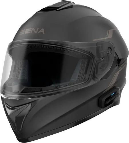 Sena OutForce Smart Helmet integral de cara completa (negro mate, extra grande) (OUTFORCE-MB0XL) - SP85