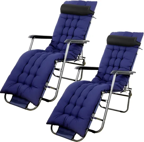 Miniatura 12 de Bucherry Cojines para Tumbona de 67 x 19 Pulgadas Cojines Suaves para Silla de Descanso Cojín para Silla de Gravedad Cojín para Sofá Almohadilla