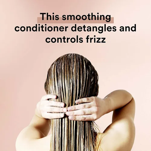Miniatura 7 de Suave Professionals - Acondicionador alisador para cabello seco con infusión de queratina con control de encrespamiento de 48 horas, 28 onzas