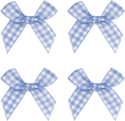 Miniatura 11 de VIVIQUEN - Cinta para manualidades de guingham, mini cinta a cuadros y flores, apliques para costura, regalo, manualidades, decoración de boda