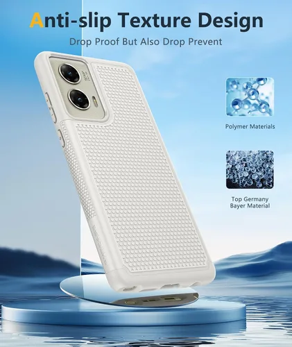 Miniatura 304 de FNTCASE Funda para iPhone 17 Pro: Fundas delgadas translúcidas de color azul claro compatibles con MagSafe, protección completa de la cámara