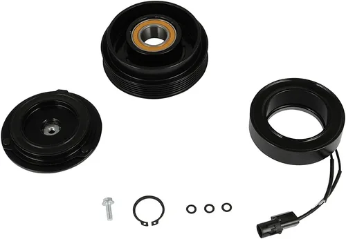 Miniatura 26 de CCIYU Embrague del compresor de CA para el coche 2001 2002 2003 2004 2005-2006 para Hyundai Santa Fe 2.7L Aire acondicionado compresor embrague
