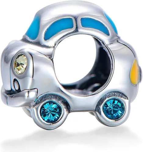 Miniatura 4 de Colgante de plata de ley 925 para pandora y pulseras o collares similares (Volkswagen Beetle Budgie Bug Car)