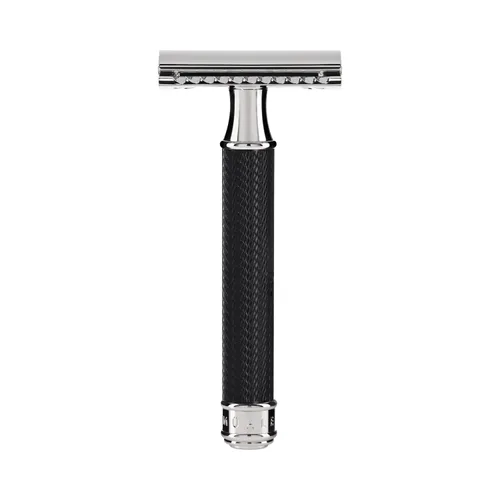 MÜHLE Maquinilla de afeitar de seguridad tradicional R89 de doble filo (peine cerrado) | Perfecta para uso diario | Afeitado cerrado y suave de