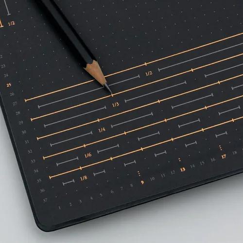 Miniatura 12 de LEUCHTTURM1917 The Official Bullet Journal Edition 2 - Cuaderno construido para BuJo, tamaño mediano A5 204 páginas de papel de 4.23 oz/m², con guía