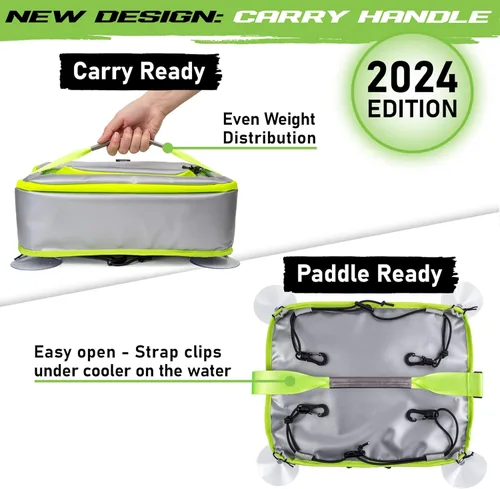 Miniatura 2 de Gradient Fitness Hielera SUP para tabla de remo Accesorios mejorados de material impermeable Bolsa térmica de kayak aislada de gran capacidad