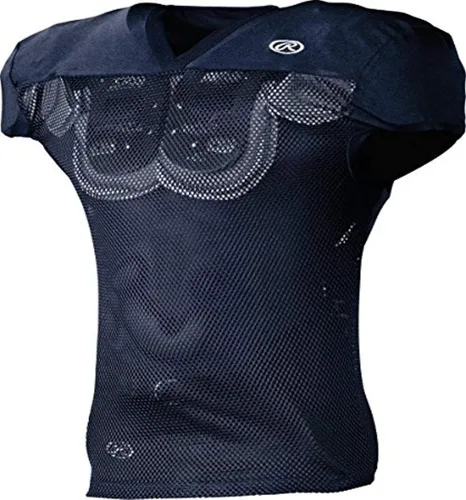 Rawlings Sporting Goods - Camiseta de fútbol de longitud completa para hombre, corte profesional, color negro, talla M