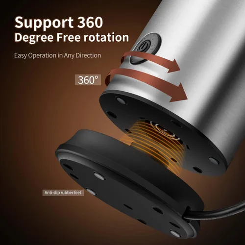 Miniatura 5 de CIRAGO Espumador de leche 4 en 1, vaporizador eléctrico automático de espuma fría y caliente y calentador de leche para latte, capuchinos
