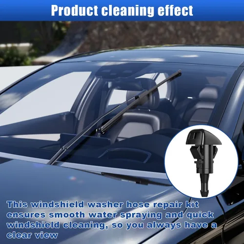 Miniatura 5 de Kit de reemplazo de boquillas de limpiaparabrisas 52 en 1, compatible con Chrysler Dodge Ram