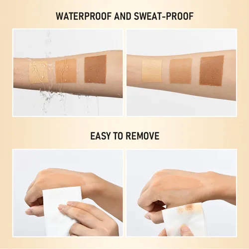 Miniatura 6 de Maquillaje impermeable para piernas y cuerpo, sin transferencia, cubre venas varicosas, cicatrices y tatuajes para todos los tonos de piel, 4 onzas