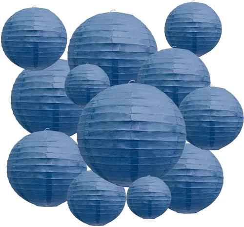 Miniatura 17 de 20 linternas de papel negras para fiestas, 6, 8, 10, 12 pulgadas, chinas, asiáticas, colgantes, redondas, para cumpleaños, bodas, Halloween