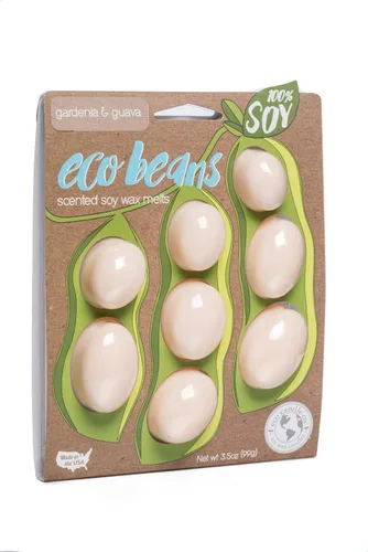 Miniatura 12 de Eco Candle Co. Eco Beans Wax Melts - Paquete de 2 unidades, ámbar vintage, 3.5 onzas, aromas de resina de madera, nuez moscada, canela y vainilla