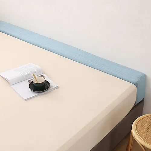 Miniatura 9 de Relleno de espacio para mesita de noche para extensor de colchón rectangular de pared, esponja gruesa, almohada de cuña larga entre cabecera y Beige