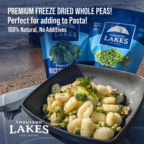 Miniatura 5 de Frutas y verduras liofilizadas de Thousand Lakes – Guisantes enteros paquete de 2 3.5 onzas (7.0 onzas en total) 100% guisantes Sin sal agregada
