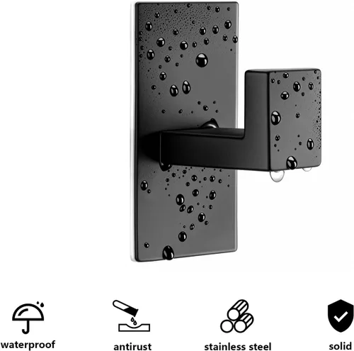 Miniatura 4 de Nolimas Paquete de 4 ganchos adhesivos para toallas, ganchos de pared resistentes, ganchos para toallas para baño, cocina, ganchos adhesivos