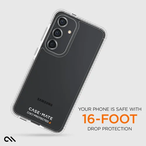 Miniatura 3 de Case-Mate Funda transparente resistente para Samsung Galaxy S24 [protección contra caídas D3O de 16 pies] [compatible con carga inalámbrica] Funda