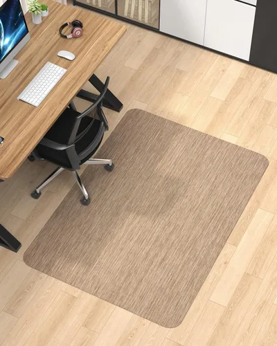 Miniatura 11 de Blvornl Alfombrilla para silla de oficina para suelo de madera dura, 35.4"×47.2" alfombrilla para silla de computadora de escritorio para madera