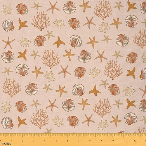 Miniatura 7 de Rustic Flowers Indoor Outdoor Fabric,Retro Floral Soft Flannel Polyester No Stretch Farmhouse Style Crafts & Sewing Supplies DIY Fabrics,1 Yard