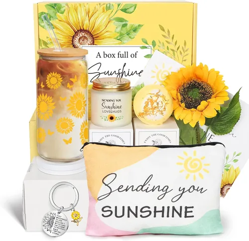 Miniatura 11 de Cestas de Regalo Get Well Soon para Mujeres, Enviándote Regalos de Abrazo, Regalos para Sentirse Mejor Después de la Cirugía para Amigas, Paquete