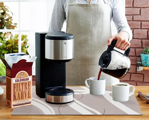 Miniatura 7 de Alfombrilla de bar de Golener, alfombrilla absorbente para derrames de cafetera, tapete protector de mostrador debajo de la máquina de espresso