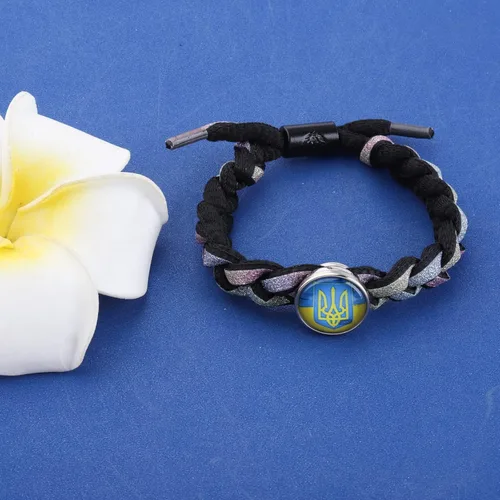 Miniatura 2 de KEYCHIN Collar con símbolo ucraniano, regalo inspirado en Tridente de Ucrania, joyería de recuerdo para amigos y familiares