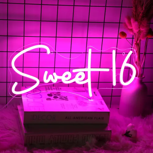 Miniatura 10 de Neonwall - Letrero de neón con texto en inglés "Hello Gorgeous para bodas, decoración de habitación de dormitorio, fiesta de cumpleaños, centro