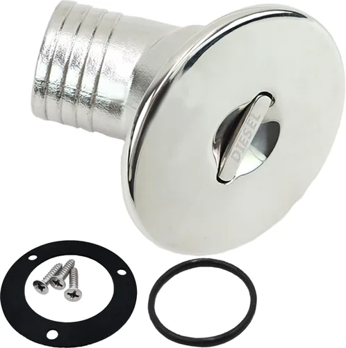 Miniatura 10 de Boat Water/Diesel/Gas/Fuel Deck Fill/Filler 1-1/2 Inch(38mm) with Keyless Cap 316 Stainless Steel Boat Deck Hardware for Boat, Yacht, Caravan