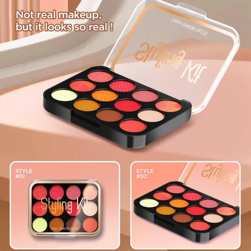Miniatura 3 de Juego de kits de maquillaje, juguetes de maquillaje de simulación para niñas de más de 3 años (no contiene cosméticos reales) (negro)