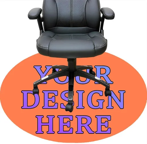 Miniatura 79 de Tapete redondo personalizado para silla de escritorio de oficina, diseño de tu propio logotipo de foto, texto, alfombrillas circulares