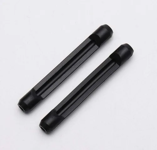 Miniatura 2 de 2 pares de almohadillas de silicona para los oídos, puntas de brazo de patillas suaves, almohadillas de gancho para las orejas, color negro