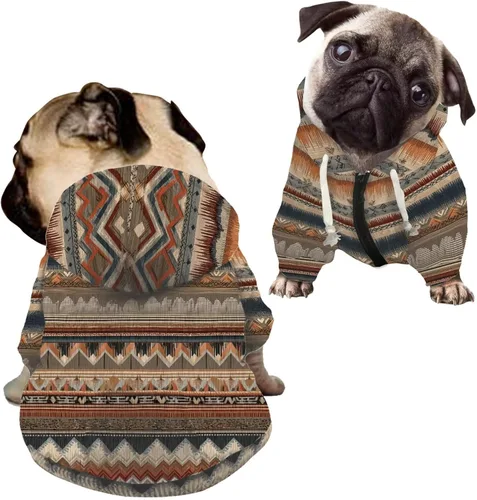 Miniatura 31 de Howilath Disfraz de Halloween de hueso de perro, sudadera con capucha de esqueleto para perro, ropa para mascotas, ropa con cremallera de calavera